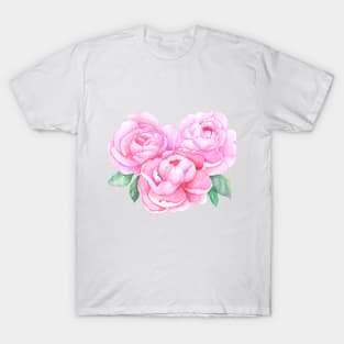 peony flowers T-Shirt